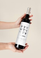 Imagen preview para Personaliza Vino 3V con etiqueta "Te amo" - 2