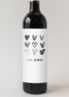 Imagen preview para Personaliza Vino 3V con etiqueta "Te amo" - 4
