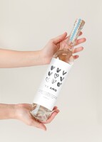 Imagen preview para Personaliza Mezcal 400 conejos con etiqueta "Te amo" - 2