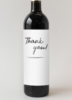 Imagen preview para Personaliza Vino 3V con etiqueta "Thank you" - 4