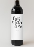 Imagen preview para Personaliza Vino 3V con etiqueta"Felicidades" - 4