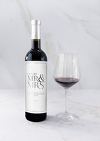 Imagen preview para Personaliza Vino 3V con etiqueta "Mr&Mrs" - 3