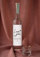 Imagen preview para Personaliza Mezcal 400 conejos con etiqueta "Love you" - 2