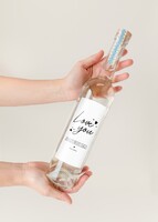 Imagen preview para Personaliza Mezcal 400 conejos con etiqueta "Love you" - 3