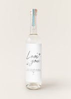 Imagen preview para Personaliza Mezcal 400 conejos con etiqueta "Love you" - 1