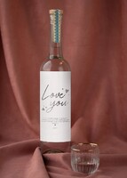 Imagen preview para Personaliza Mezcal 400 conejos con etiqueta "Love you" - 3