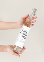 Imagen preview para Personaliza Mezcal 400 conejos con etiqueta "Felicidades" - 2