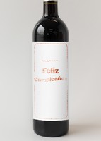 Imagen preview para Personaliza Vino 3V con etiqueta "Feliz cumpleaños" - 4