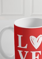 Imagen preview para Personaliza Taza Diseño "Love" 15 oz - 4