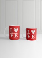 Imagen preview para Personaliza Taza Diseño "Love" 15 oz - 5