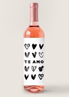 Imagen preview para Vino Beringer con etiqueta "Te amo" - 1