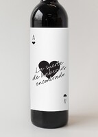 Imagen preview para Vino 3V con etiqueta "La suerte de habernos encontrado" - 4