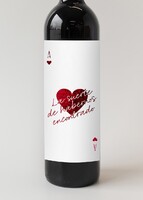 Imagen preview para Vino 3V con etiqueta "La suerte de habernos encontrado" - 4