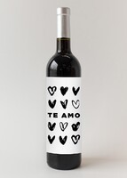 Imagen preview para Vino 3V con etiqueta "Te amo" - 1