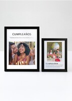 Imagen preview para Marco Cumpleaños Grande en Negro - 2