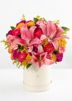 Imagen preview para Arreglo de Lilys Rosa y Claveles - 1