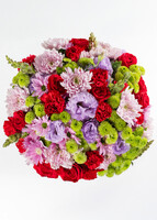 Imagen preview para Arreglo de Roxanas y Lisianthus Lila - 3