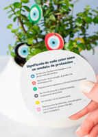 Imagen preview para Planta de la Buena Vibra con Pastel de Cumpleaños La Divinata y Globo ''Happy Birthday'' - 6