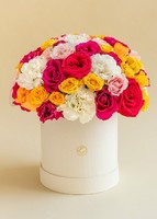 Imagen preview para Arreglo de Rosas Rojas y Mini Rosas - 1