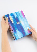 Imagen preview para Agenda Azul 2025 Calaca Rosa - 3