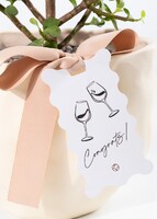 Imagen preview para Árbol de la abundancia con Distintivo "Congrats" - 5