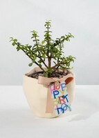 Imagen preview para Árbol de la Abundancia con Distintivo "Happy Birthday" - 1