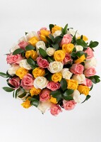 Imagen preview para Arreglo 50 Rosas Combinadas - 3