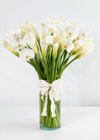 Imagen preview para Arreglo de Alcatraces y Orquídea - 1