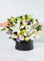 Imagen preview para Arreglo de Casablancas y Lisianthus - 2