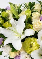 Imagen preview para Arreglo de Casablancas y Lisianthus - 3