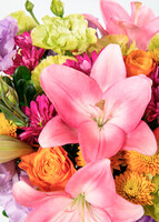 Imagen preview para Arreglo de Lilys Rosas y Lisianthus - 4