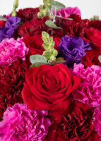 Imagen preview para Arreglo de Lisianthus y Claveles Morados - 4