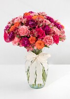 Imagen preview para Arreglo de Rosas Rosas y Claveles - 1