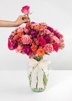 Imagen preview para Arreglo de Rosas Rosas y Claveles - 2