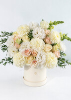 Imagen preview para Arreglo de Rosas y Lisianthus Blancos - 1