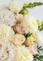 Imagen preview para Arreglo de Rosas y Lisianthus Blancos - 3