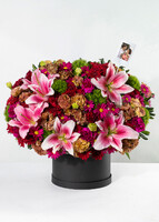 Imagen preview para Arreglo de Stargazers y Margaritas con Mini Foto - 1