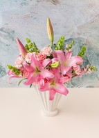 Imagen preview para Arreglo de Stargazers y Rosas Rosas - 3