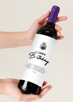 Imagen preview para Birthday Cake Vainilla Individual con Vino Concha y Toro Personalizado - 3