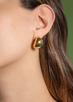 Imagen preview para Bold Chunky Golden Hoops Malandra - 4