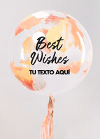 Imagen preview para Burbuja Acuarela Best Wishes - 1