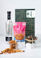 Caja Personalizada Etiqueta con Tequila Dobel, Mix Salado y Toffee