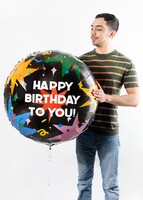 Imagen preview para Galleta "Happy Birthday" con Globo Gigante Cumpleaños - 2