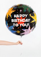 Imagen preview para Globo "Happy Birthday" Gigante - 3