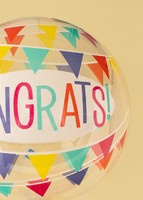 Imagen preview para Globo Burbuja "Congrats" - 4