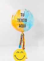 Imagen preview para Globo Burbuja “Sunrise Breeze” y  Cojín SMILEYWORLD® - 1