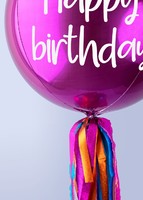 Imagen preview para Globo Esfera Magenta con Pasteles Petit Florence - 5