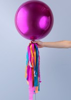 Imagen preview para Globo Esfera Magenta con Pasteles Petit Florence - 3