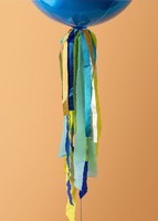 Imagen preview para Globo Esfera Azul "Happy Birthday" - 3