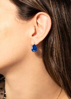 Imagen preview para Aretes Gota Royal Blue  - 3